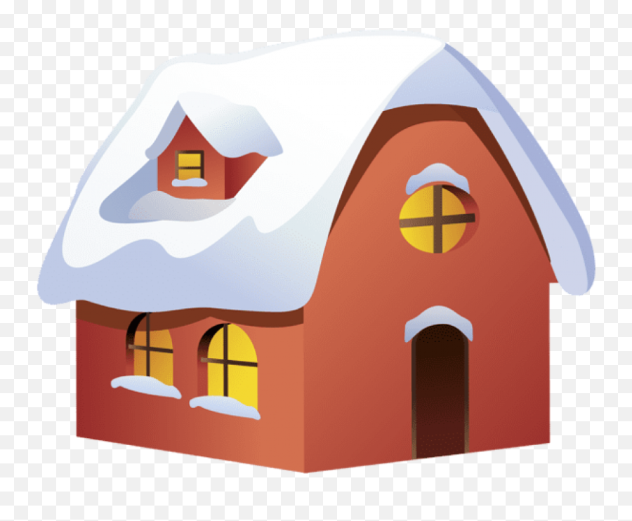 Transparent Png Clip Art Image - Winter House Clipart,Snow Clipart Png