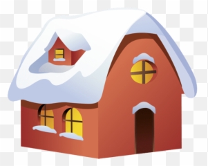 Transparent Png Clip Art Image - Winter House Clipart