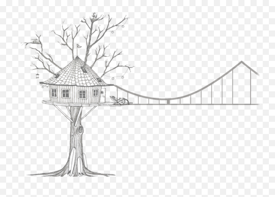 Vanya Tree House Thekkady - Step By Step Easy Tree Drawing Png,Treehouse Png