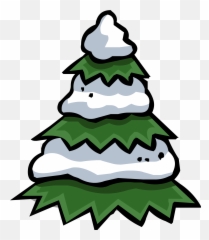 Club Penguin Transparent Png Image - Transparent Club Penguin Tree,Snowy Tree Png