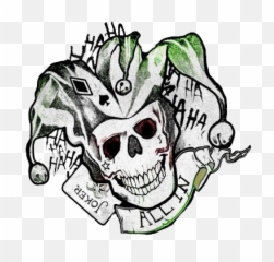 Joker Tattoo Poster Suicide Squad - png