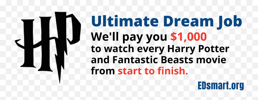 Ultimate Dream Job Get Paid To Binge Watch Harry Potter - Harry Potter Png,Harry Potter Logo Transparent