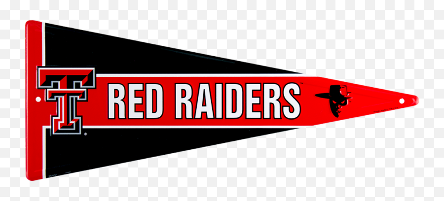 Texas Tech Red Raiders Pennant - Texas Tech Red Raiders Pennant Png,Texas Tech Png