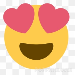 Heart Eyes Emoji - Twemoji png