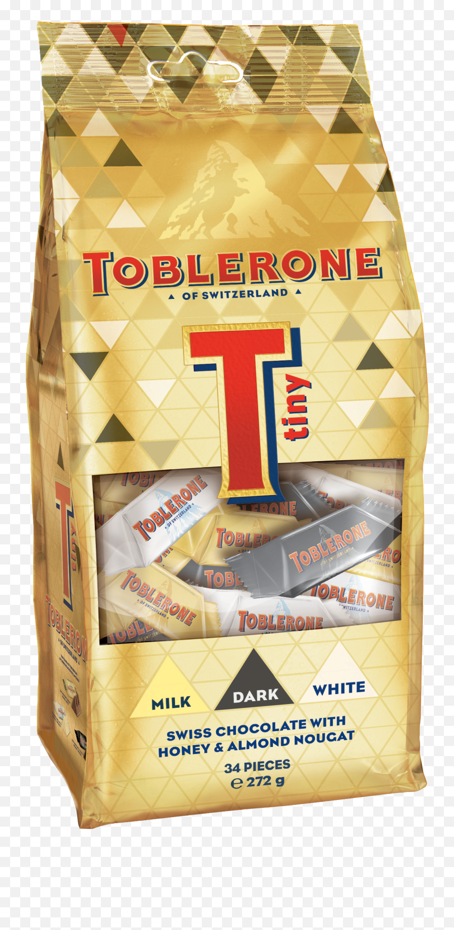 Toblerone Tiny Mix Bag Mini Šokolaadibatoonid 272g - Toblerone Tiny Mix Bag 272g Png,Tiny Png