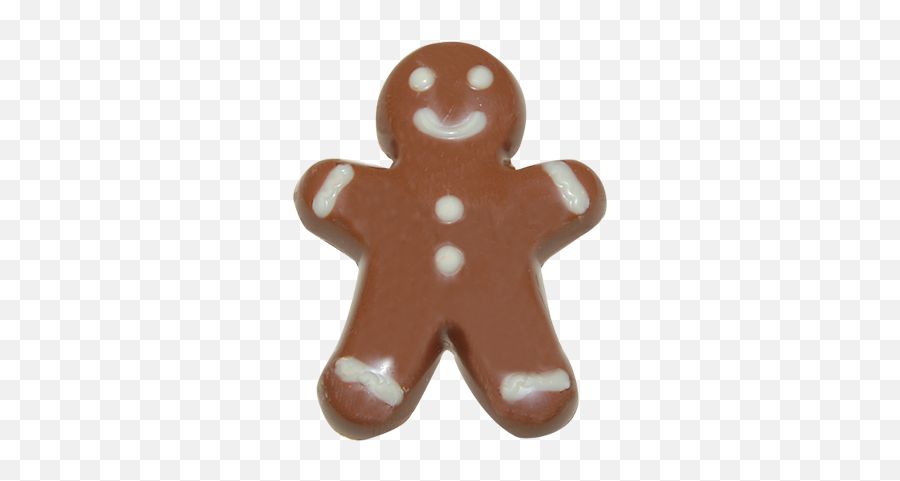 Handmade Chocolate Gingerbread Man - Gingerbread Man Chocolate Png,Gingerbread Man Png