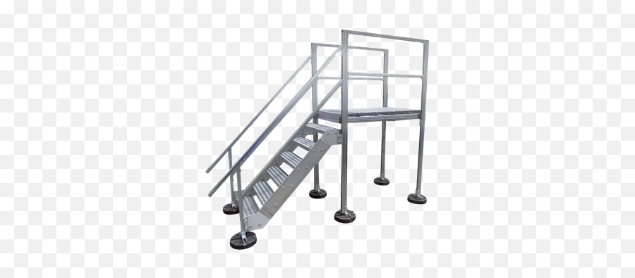 Rooftop Stair Access Platform Unistrut Service Co - Roof Top Stair Design Png,Staircase Png