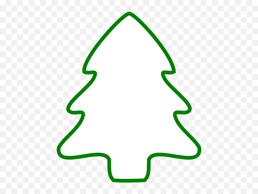 Green - Christmastreeoutlinehipng 504598 Pixels Transparent Christmas Tree Outline Png,Tree Outline Png