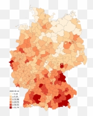 Download Deutschland Hd Png - Covid Germany Map