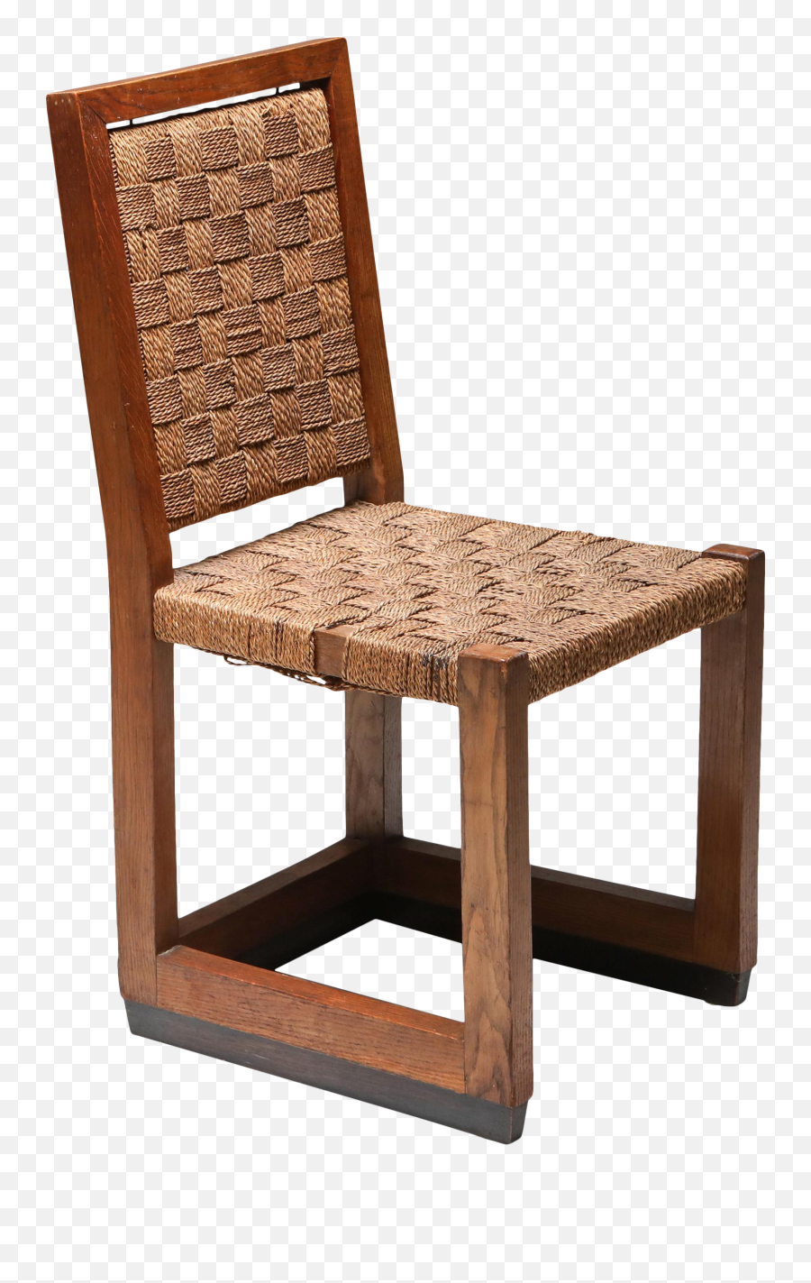 1920s Hague School Chair With Cord Seating - Solid Back Png,School Chair Png
