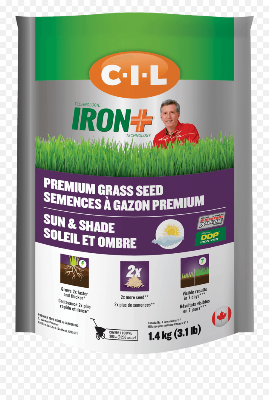 C - Il Iron Premium Grass Seed Sun U0026 Shade Cil Lawn Cil Grass Seed Png,Grass Transparent