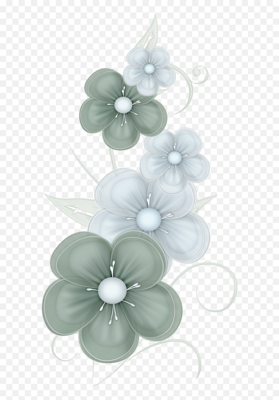 Flower Clipart - Green Flowers Pngs,Green Flowers Png