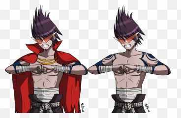 Kaito As Kamina From Gurren Lagann - Kaito And Kamina Png,Gurren Lagann Png