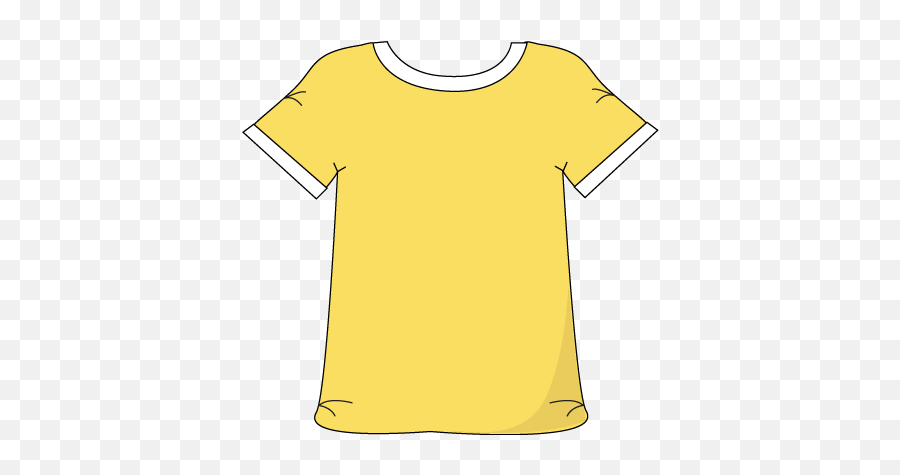 T - Yellow Shirt Clip Art Png,T Shirt Clipart Png