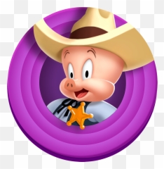 Sheriff Porky - Looney Tunes World Of Mayhem Porky Png,Porky Pig Png