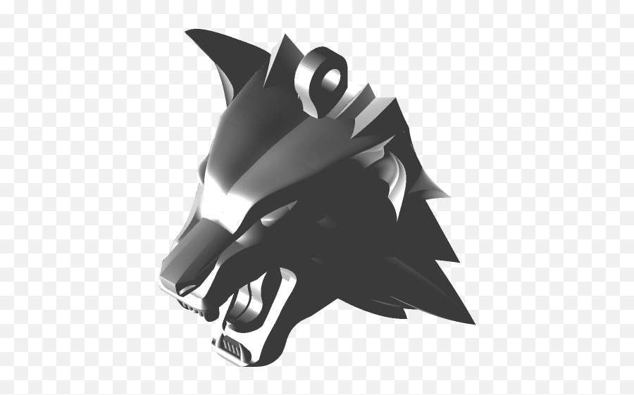 Witcher 3 Wolf Head 3d Cad Model Library Grabcad - Fictional Character Png,Witcher 3 Logo