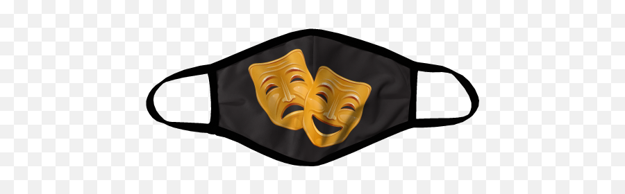 Theatre Masks Mask - Mona Lisa Face Mask Png,Theatre Masks Png