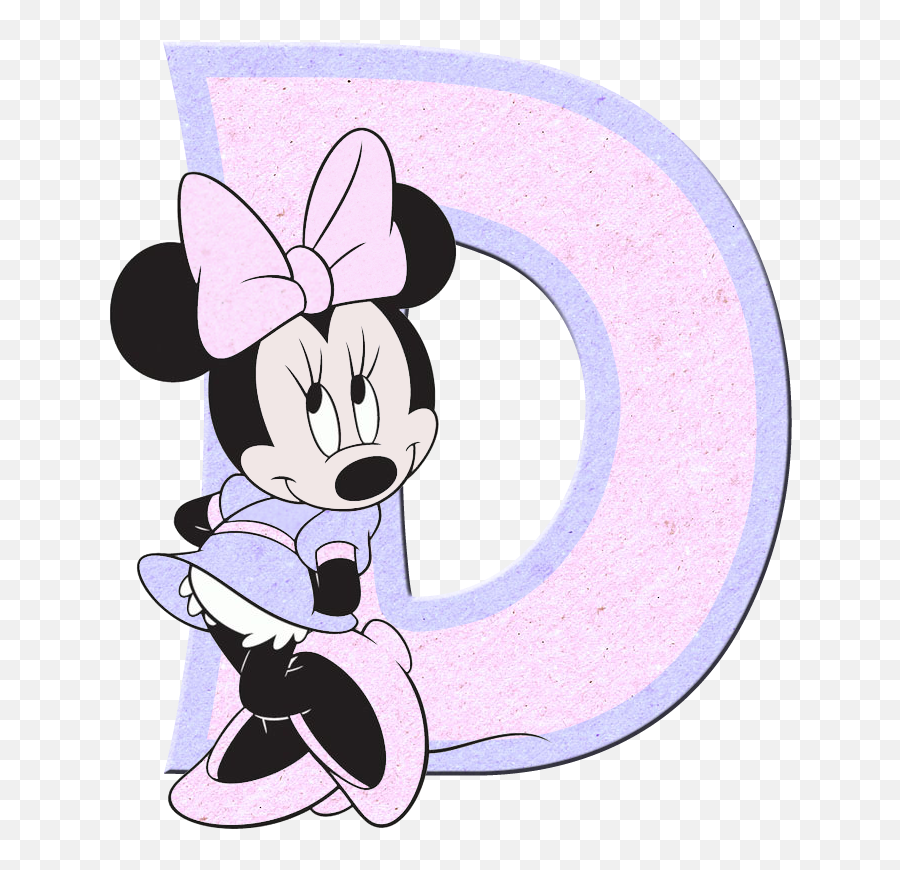 Du203f Cute Alphabet Minnie Mouse Party - Minnie Mouse Para Colorear Png,Austin Powers Png