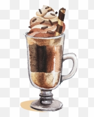 Hot Chocolate Png Clipart Mart - Transparent Hot Chocolate Drawing,Hot Chocolate Transparent