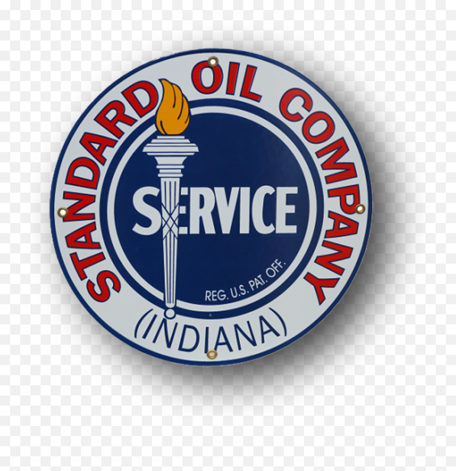 Standard Oil Porcelain - Standard Oil Png,Standard Oil Logo