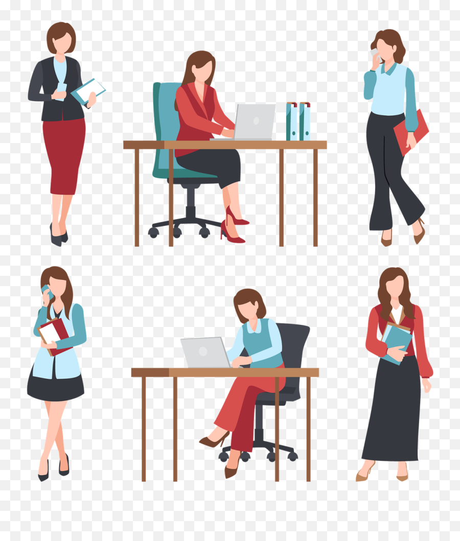 People Office Job - Sitting Png,Office People Png
