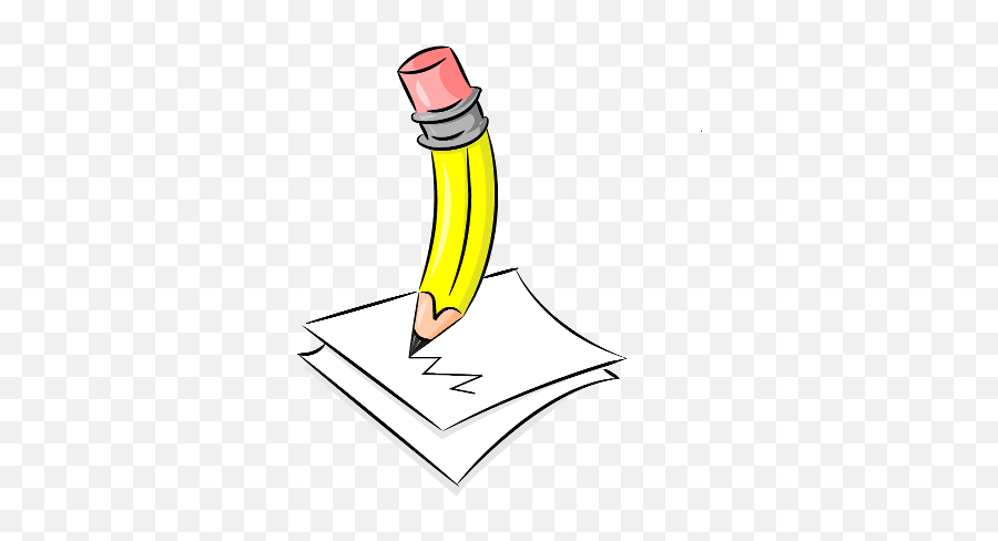 Write Pencil Writing Clip Art - Pencil Writing Clipart Png,Writing Clipart Png