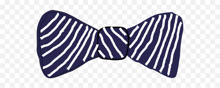 Blue Bow Tie Clip Art - Striped Bow Tie Clipart Png,Tie Clipart Png