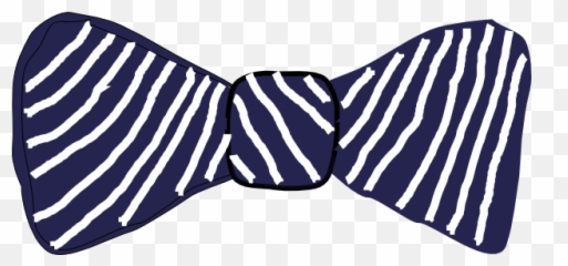 Blue Bow Tie Clip Art - Striped Bow Tie Clipart Png,Tie Clipart Png