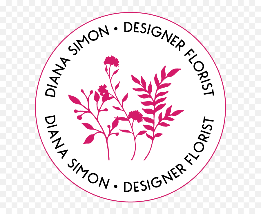 Ds - Roundlogo2 Diana Simon Designer Florist Circle Png,Round Logo