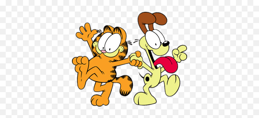 Check Out This Transparent Garfield And - Garfield And Odie Transparent Png,Garfield Transparent