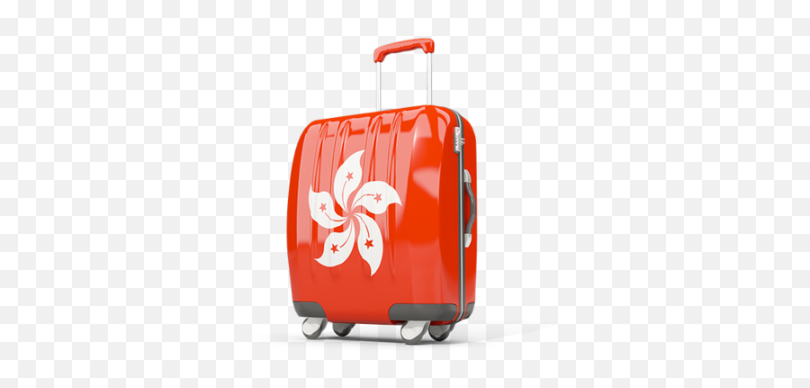 Suitcase With Flag - Stylish Png,Hong Kong Travel Icon