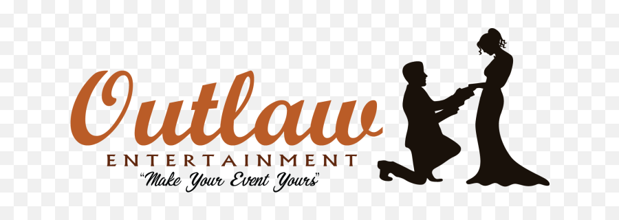 Outlaw Entertainment Make Your Wedding Yours - Silhouette Png,Dj Logo Png
