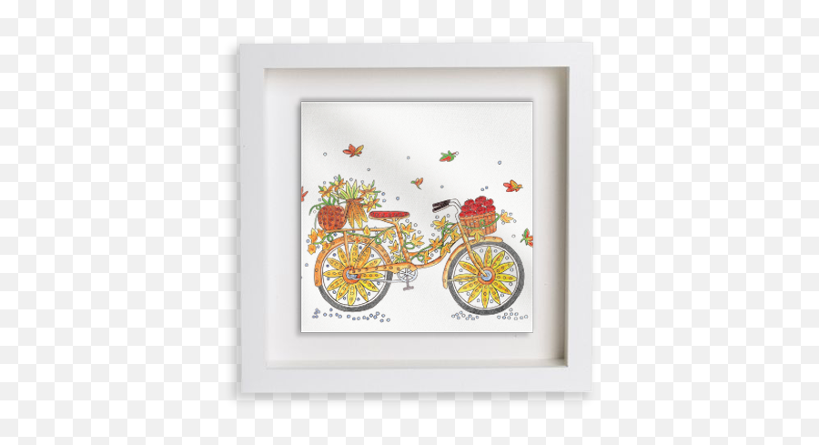 Fall Bicycle Happy Frame - Picture Frame Png,Fall Frame Png