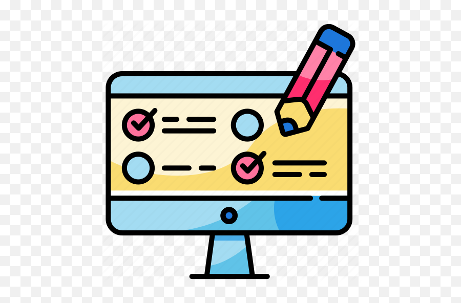 E - Evaluation Test Icon Png,Exam Icon Png