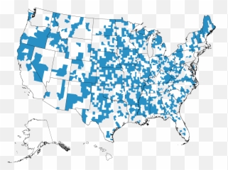 Cartograms Musings - Rural Parts Of The Us png