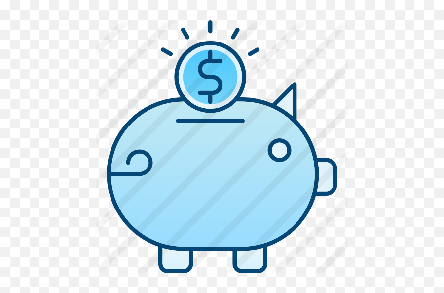 Piggy Bank - Dot Png,Blue Piggy Bank Icon