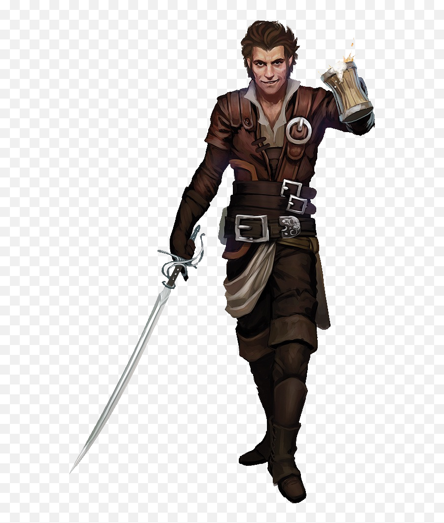 Download Tep0wsl - Male Half Elf Bard Full Size Png Image Cayden Cailean,Bard Png