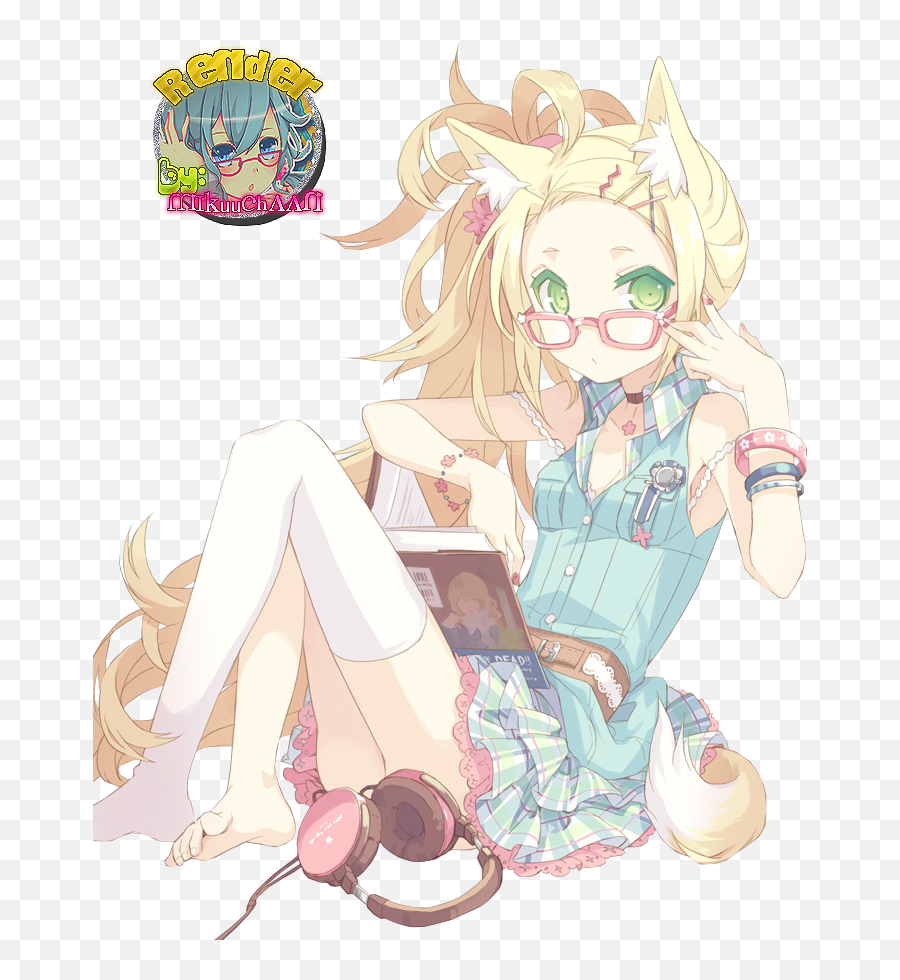 Anime - Blonde Blossom Png,Neko Girl Icon