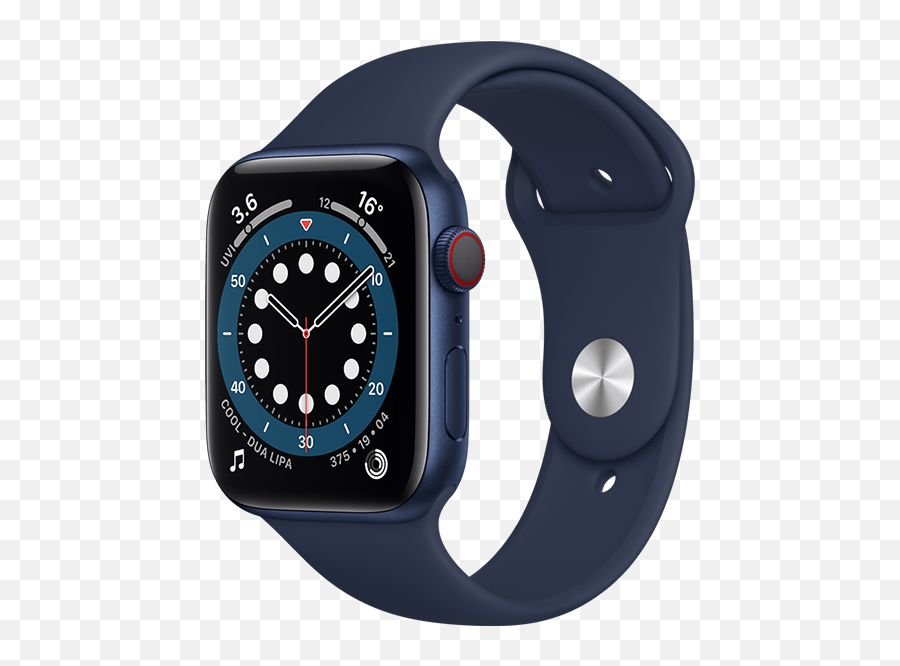 Apple Watch Comparison - Apple Watch Series 6 44mm Gps Cellular Blue Png,Green Phone Icon On Apple Watch