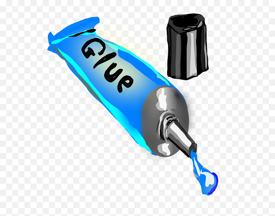 Glue Tube Isolated - Blue Glue Clipart Png,Glue Stick Icon Kid