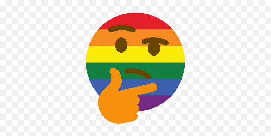Thinking Emoji - Discord Emoji Gay Thinking Emoji Png,Think Emoji Png