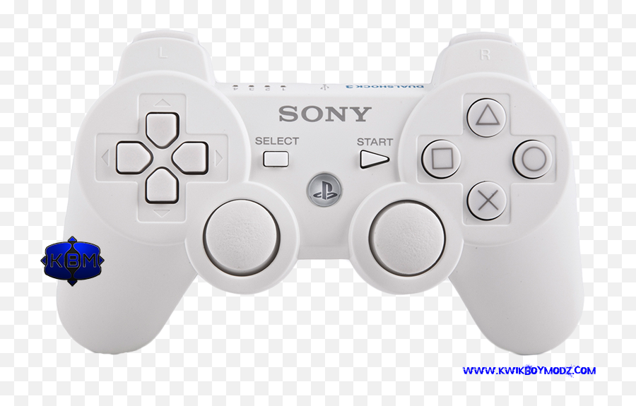 Download Whiteout Dualshock 3 Ps3 Controller - Game Dualshock 3 White Controller Png,Game Controller Png