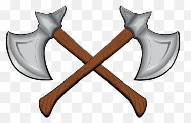 Tool Clipart Hatchet Transparent Free For - Viking Crossed Axes Png,Hatchet Png