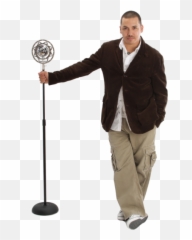 Man Standing With Microphone Png Official Psds - Png