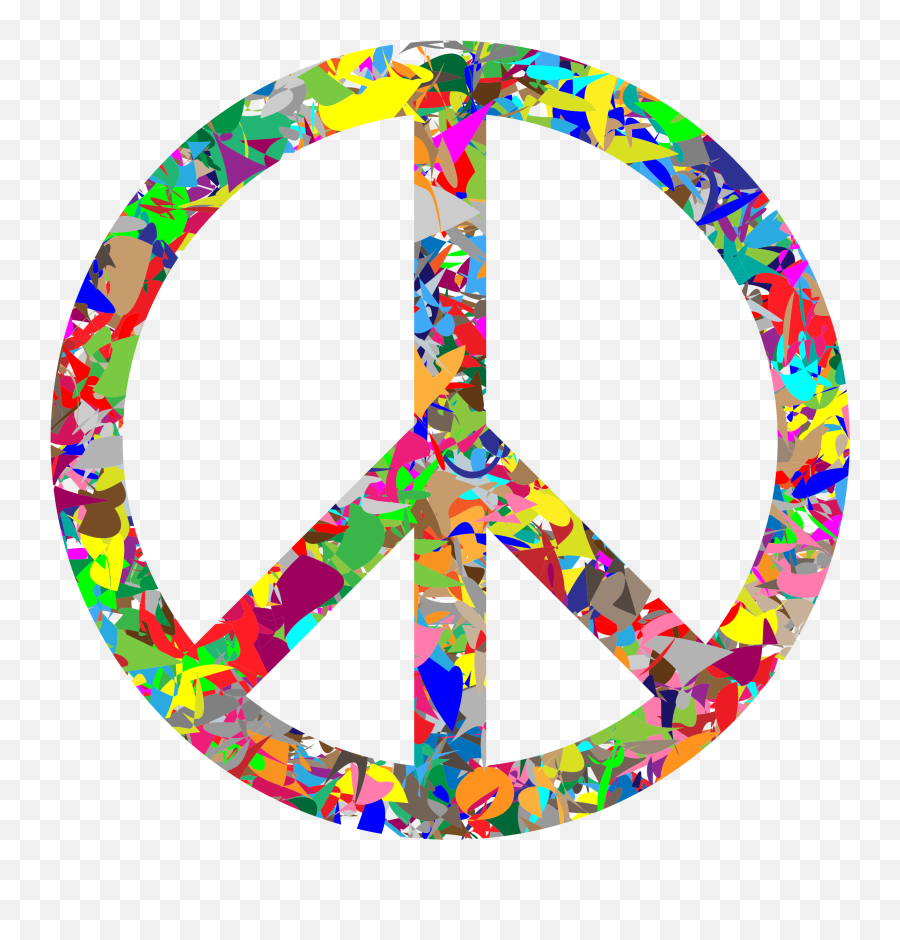 Download Hd Modern Art Peace Sign Icons Png - Peace Symbol Transparent Peace Symbol,Peace Icon