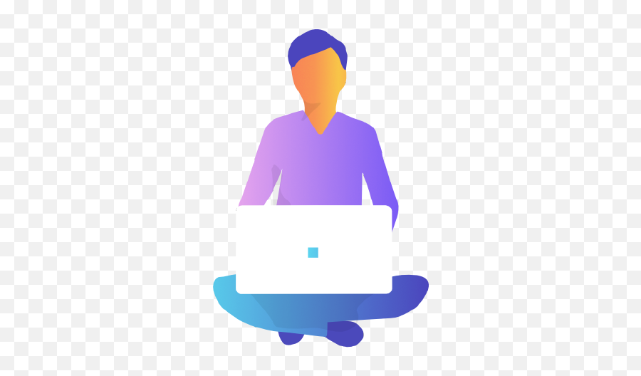 Cregx Github - Sitting Png,Laptop User Icon