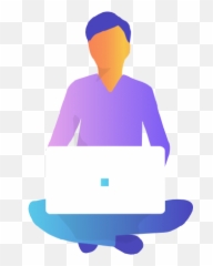 Cregx Github - Sitting Png,Laptop User Icon