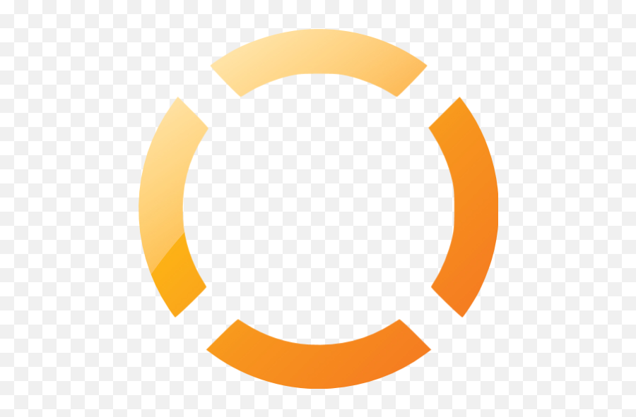 Web 2 Orange Circle Dashed 4 Icon - Free Web 2 Orange Shape Png,Circle Icon Set