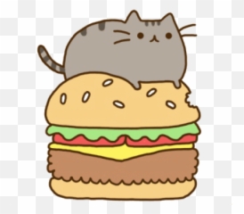 Png And Vectors For Free Download - Pusheen Cat Food,Hamburguesa Png