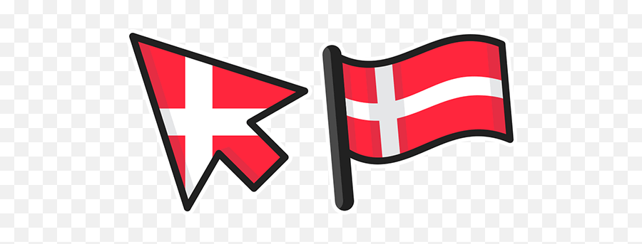 Denmark Flag Cursor U2013 Custom Png Danish Icon
